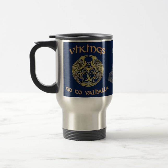Caneca Térmica Viquingues vão a Valhalla (Esquerda)