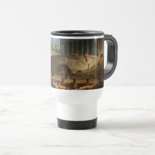Caneca Térmica Visão de Ripetta por Hubert Robert