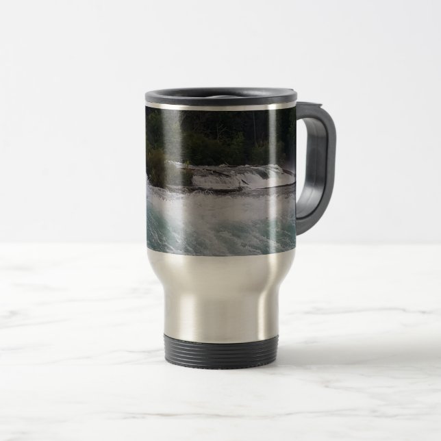 Caneca Térmica Visitas à noite em Niagara Falls (Frente Esquerda)