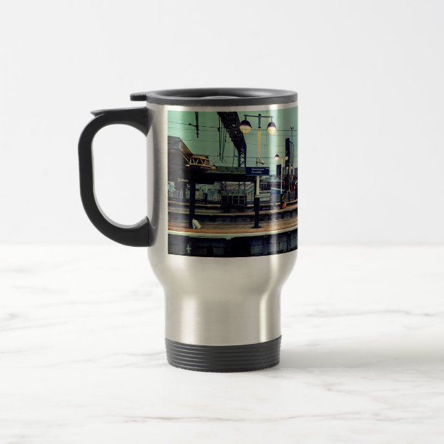Caneca Térmica Vista da estação de Manchester (Esquerda)