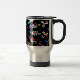 Caneca Térmica vitrinas coloridas da igreja