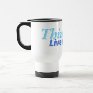 Caneca Térmica Viva mais, stress menos"
