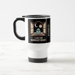 Caneca Térmica Vivo para o Livro Fantasma da Meia-Noite Lê com No