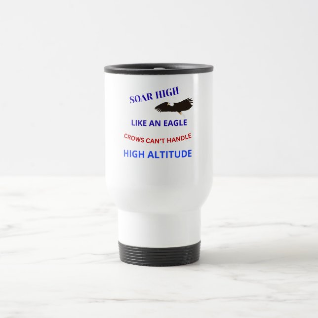 Caneca Térmica Voar Alto Como uma Águia (Centro)