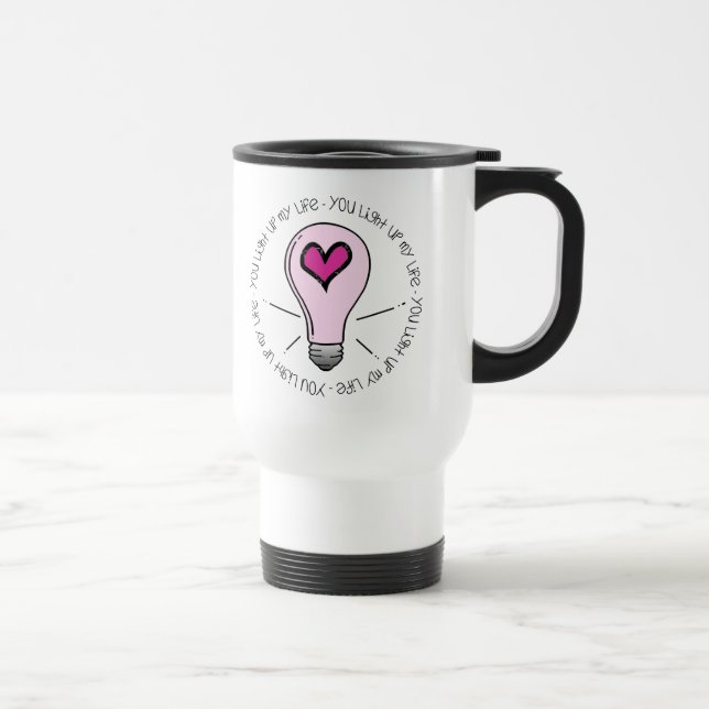 Caneca Térmica Você Acende Minha Vida (Direita)