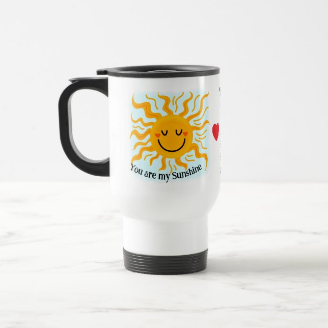 Caneca Térmica Você é meu Sol Dia dos Namorados  (Esquerda)