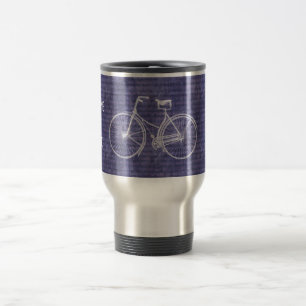 Caneca Térmica Você mais a bicicleta iguala o roxo antigo feliz