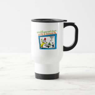 Caneca Térmica Você os comeria com um rato?