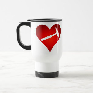 Caneca Térmica Você Rock My World: Coração de Martelo