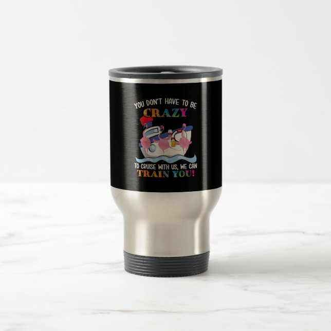 Caneca Térmica Você Tem Que Ser Louco Para Nos Cruzar Flamingo (Centro)