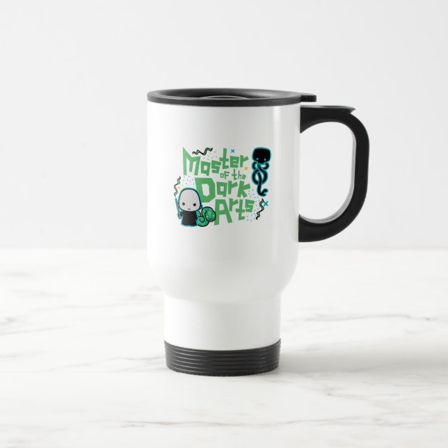 Caneca Térmica Voldemort de Cartoon - Mestre das Artes Negras (Direita)