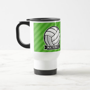 Caneca Térmica Voleibol em Greve Verde