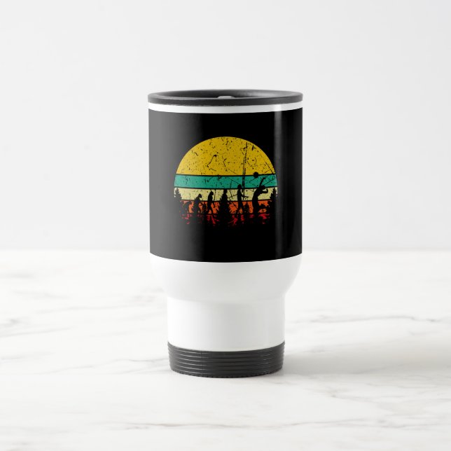Caneca Térmica Voleibol - Evolução dos Jogadores de Voleibol (Centro)