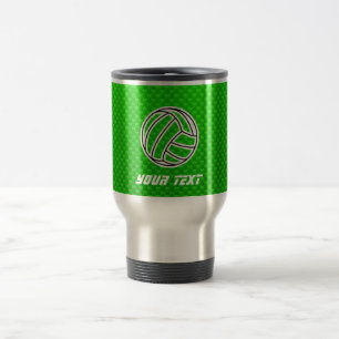 Caneca Térmica Voleibol verde