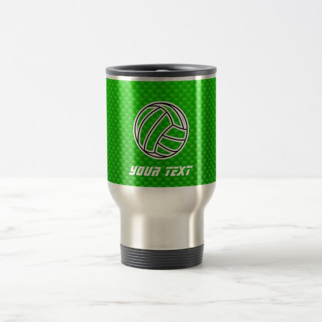 Caneca Térmica Voleibol verde (Centro)