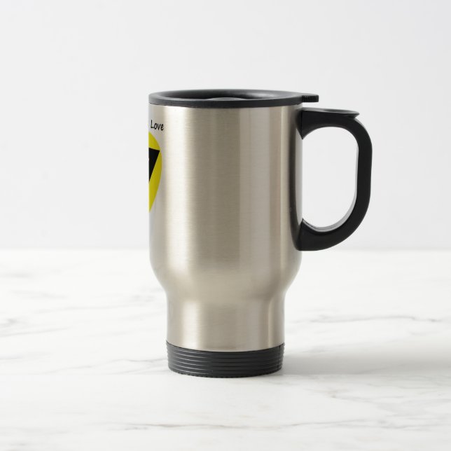 Caneca Térmica Voluntaryism é amor - recipiente de bebida do (Direita)
