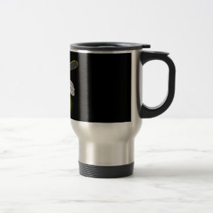 Caneca Térmica voo de inseto relâmpago aceso