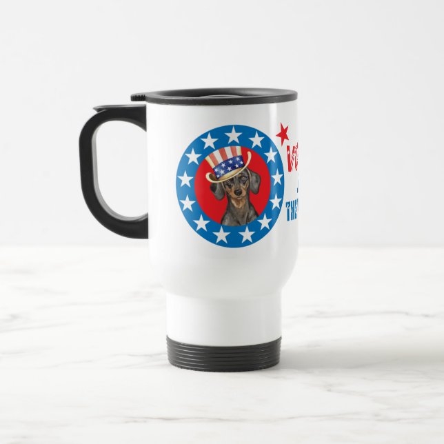 Caneca Térmica Votação em Dachshund (Esquerda)