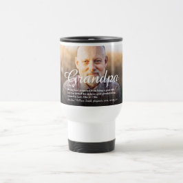 Caneca Térmica Vovô, Avô, Papa, Script de Definição Foto