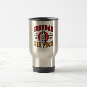 Caneca Térmica Vovô Engraçado, Seis Viagens ao trabalho, Mug - Di