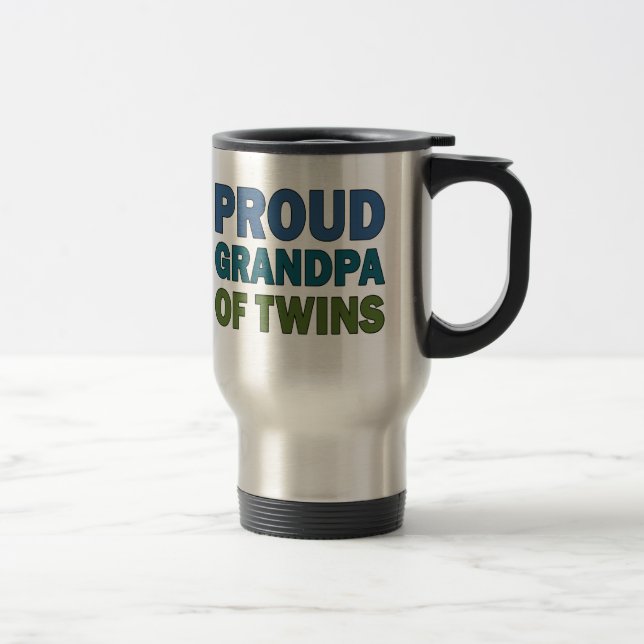 Caneca Térmica Vovô orgulhoso dos gêmeos (Direita)