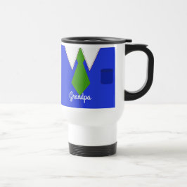 Caneca Térmica Vovô Vestido Camisa e Gravata