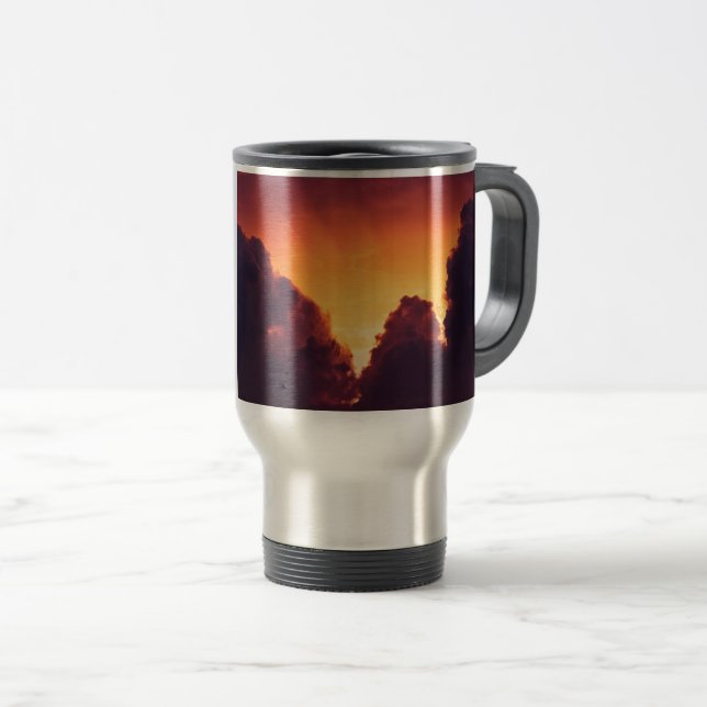 Caneca Térmica w no tempo (Frente Esquerda)