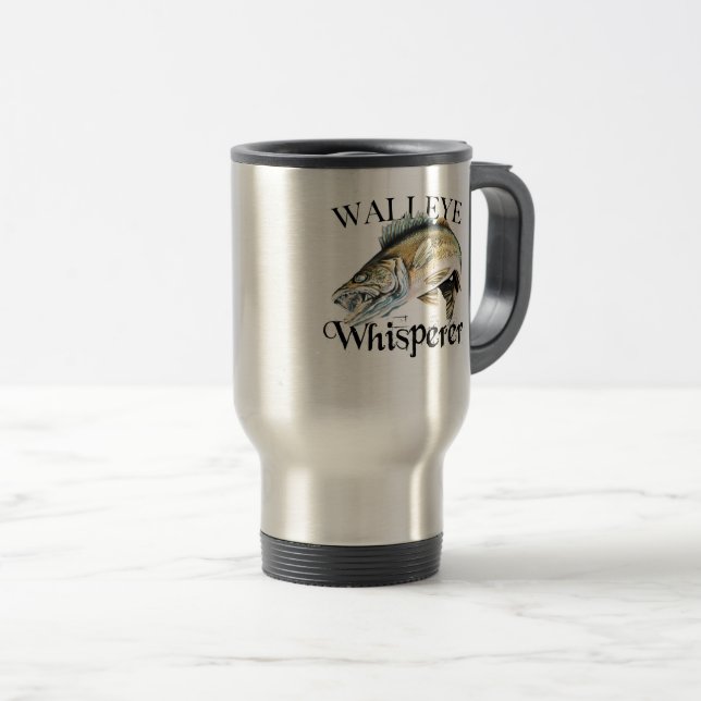 Caneca Térmica Walleye Whisperer Boat Mug (Frente Esquerda)