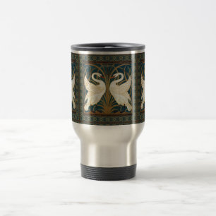 Caneca Térmica Walter Crane Swan, Rush E Iris Art Nouveau