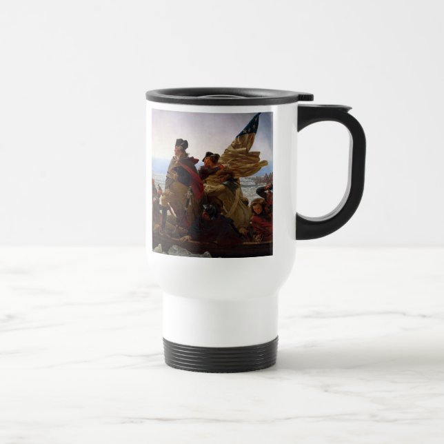 Caneca Térmica Washington Cruzando o Delaware Arte (Direita)