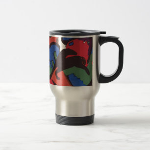 Caneca Térmica Wassily Kandinsky Franz Marc Blue Rider Painting
