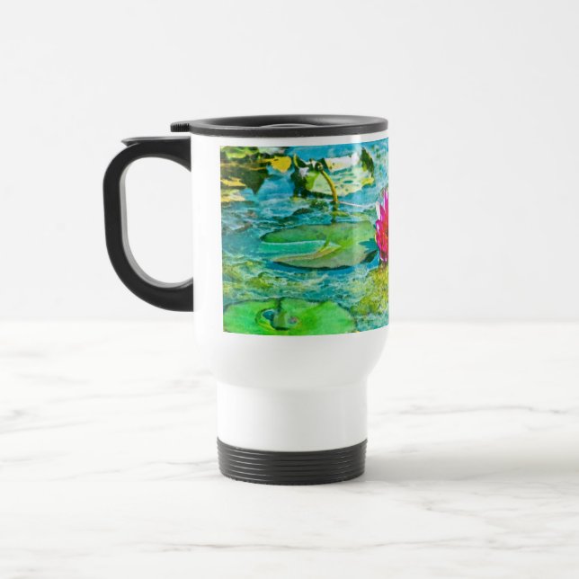 Caneca Térmica Water Lily Lilypad (Esquerda)