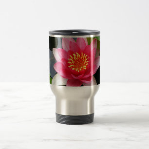 Caneca Térmica Waterlily cor-de-rosa