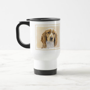 Caneca Térmica Welsh Springer Spaniel Painting - Arte Original De