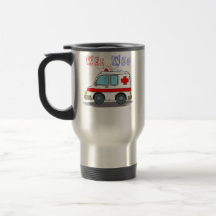 Caneca Térmica Weo Boo Boo Ambulance Engraçado EMS EMT Parame