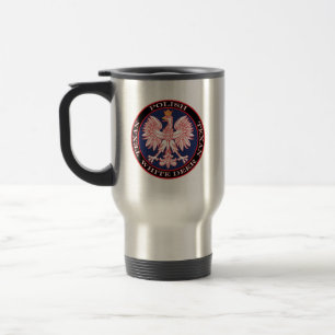 Caneca Térmica White Deer Round Texan Polonês