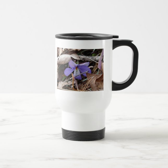 Caneca Térmica WildFlowers Birds-Foot Violet Hot Primaveras AR Pr (Direita)