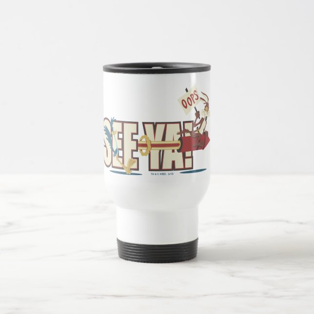 Caneca Térmica WILE E. COYOTE™ Rocketing Past ROAD RUNNER™ (Centro)