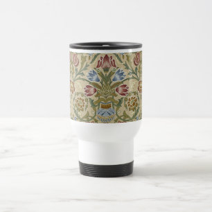 Caneca Térmica William Morris Brocade Floral Wallpaper Padrão