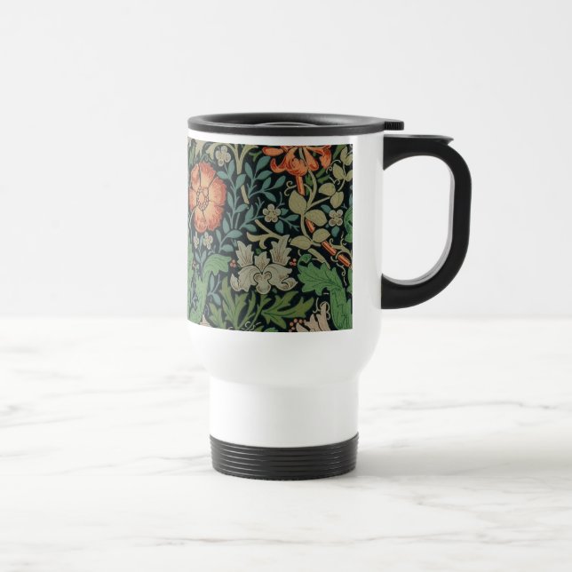 Caneca Térmica William Morris Compton Wallpaper Classic (Direita)