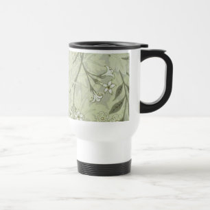 Caneca Térmica William Morris Jasmine Botanical