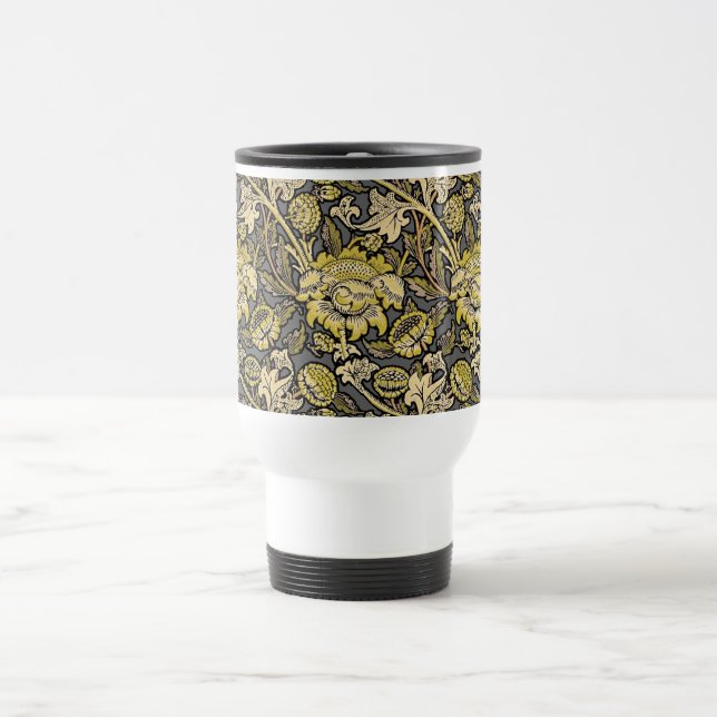 Caneca Térmica William Morris Wey Floral Wallpaper (Centro)