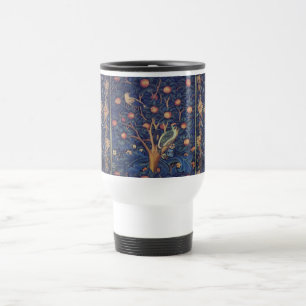 Caneca Térmica William Morris Woodpecker Tapeçaria Pássaros Flora
