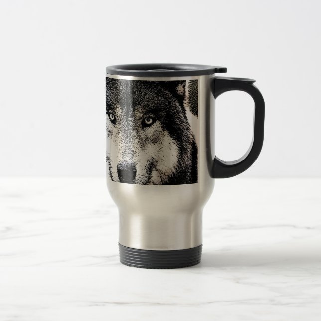 Caneca Térmica Wolf Eyes (Direita)