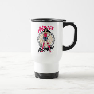 Caneca Térmica Wonder Woman With Greek Tribal Emblem