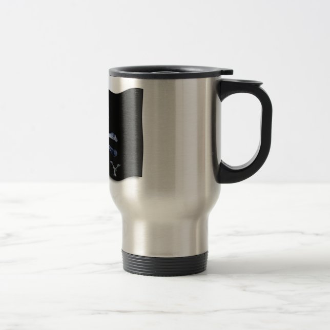 Caneca Térmica XRAY PIRATE Flag RADIOLOGIA JOLLY ROGER (Direita)