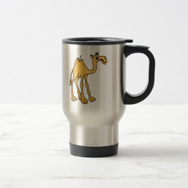 Caneca Térmica XX- desenhos animados engraçados do camelo (Direita)