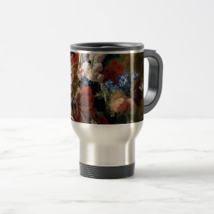 Caneca Térmica Xzendor7 Buquê de flores por Jan van Huysum