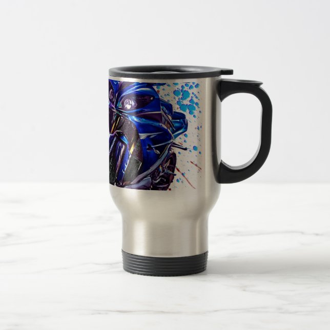 Caneca Térmica Yamaha YZF R1 Art Impressão (Direita)