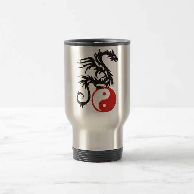 Caneca Térmica Yin & Yang Dragon (Centro)